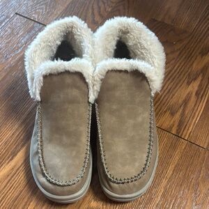 Hey Dude Women's Tan Slip-On Shoes